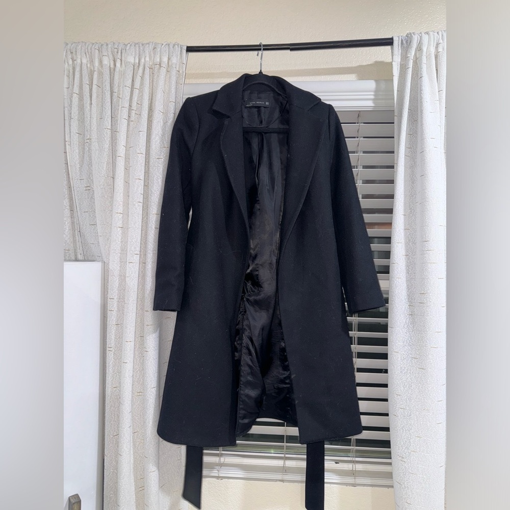 Black Zara coat